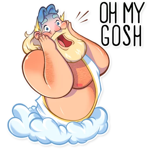 😱 Стикер «Zeus» для Telegram