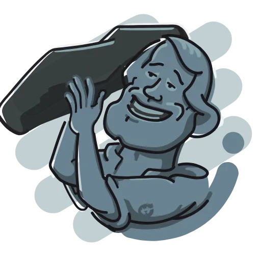 😂 Стикер «Михайло Волков» для Telegram