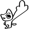 🖕 Эмодзи «Котик» для Telegram