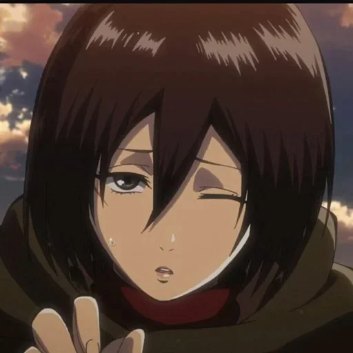 🧣 Стикер «Mikasa Ackerman» для Telegram