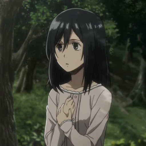 🪵 Стикер «Mikasa Ackerman» для Telegram