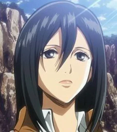 ⚔ Стикер «Mikasa Ackerman» для Telegram