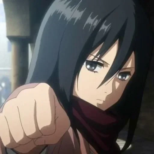 🧣 Стикер «Mikasa Ackerman» для Telegram