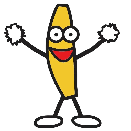 🍌 Стикер «Mike Around The World» для Telegram