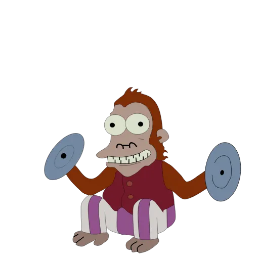 🐒 Стикер «Mike Around The World» для Telegram