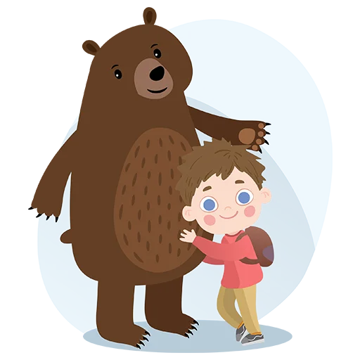 🐻 Стикер «Mike.Around.The.World» для Telegram