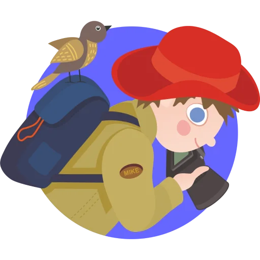 📸 Стикер «Mike.Around.The.World» для Telegram