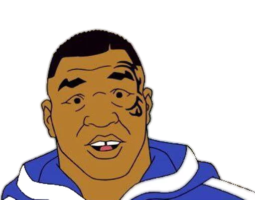 😮 Стикер «Mike Tyson Mysteries» для Telegram