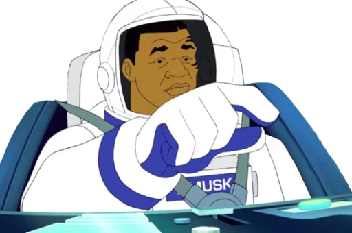 😯 Стикер «Mike Tyson Mysteries» для Telegram