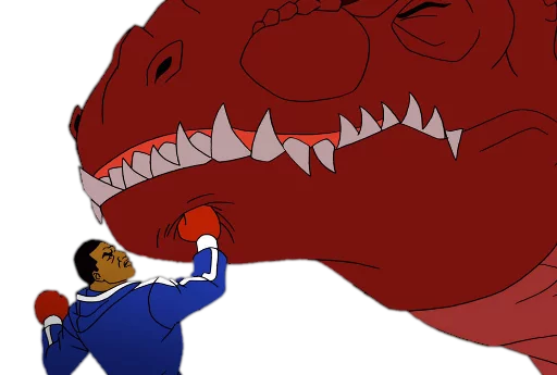 👊 Стикер «Mike Tyson Mysteries» для Telegram