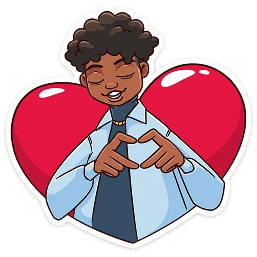 ❤️ Стикер «Майк» для Telegram