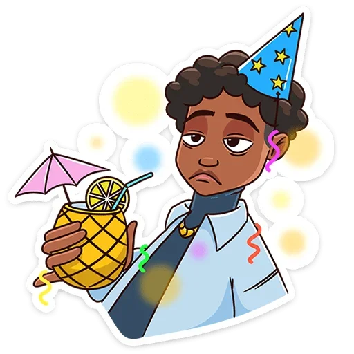 🥳 Стикер «Майк» для Telegram