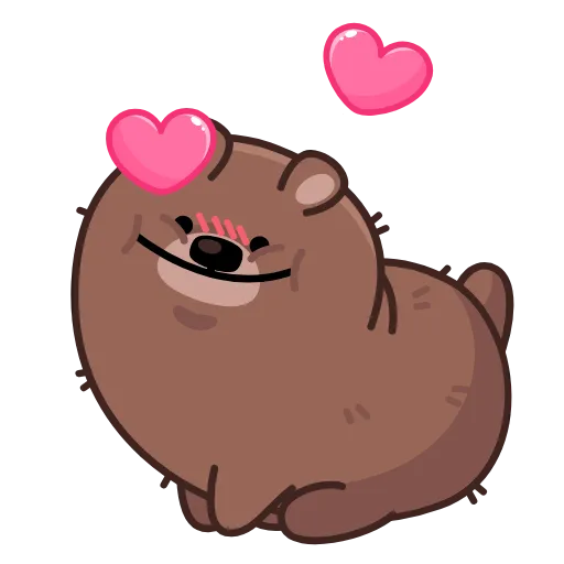 🥰 Стикер «Мишка Михаил» для Telegram