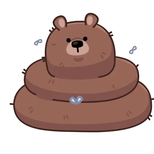 💩 Стикер «Мишка Михаил» для Telegram