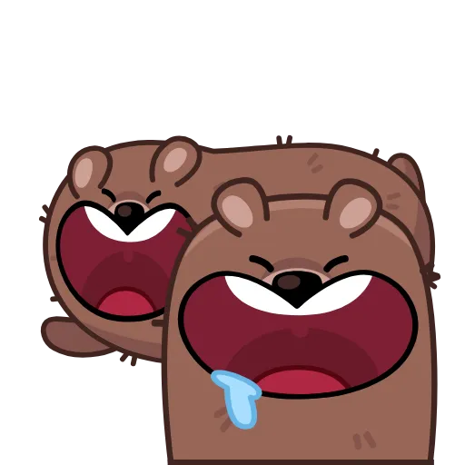 😆 Стикер «Мишка Михаил» для Telegram