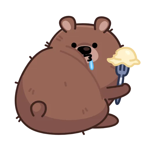 😋 Стикер «Мишка Михаил» для Telegram
