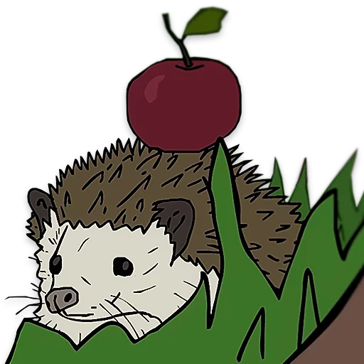 🍎 Стикер «OGO» для Telegram