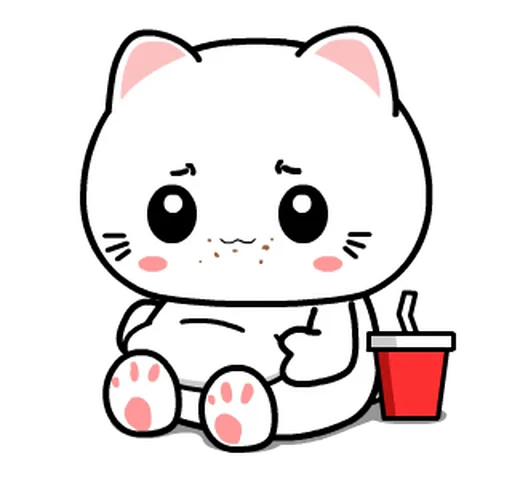 ☹️ Стикер «Miki» для Telegram