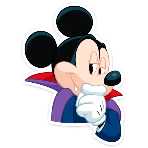🤔 Стикер «Вампир Микки» для Telegram