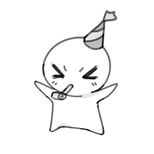 🥳 Стикер «мікробик» для Telegram