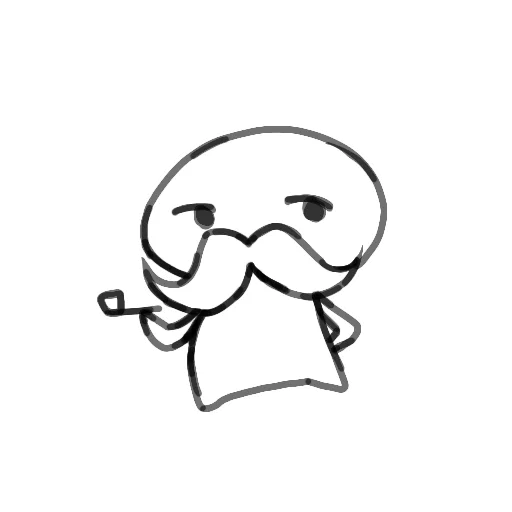 🧔 Стикер «мікробик» для Telegram