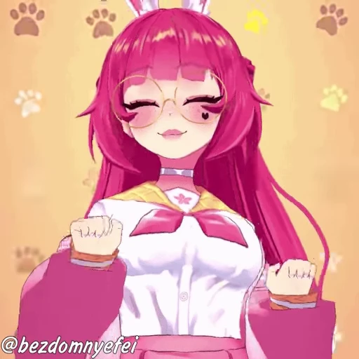 Стикерпак miku pink для Telegram