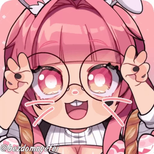 😺 Стикер «miku pink» для Telegram