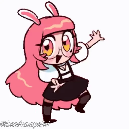 🕺 Стикер «miku pink» для Telegram