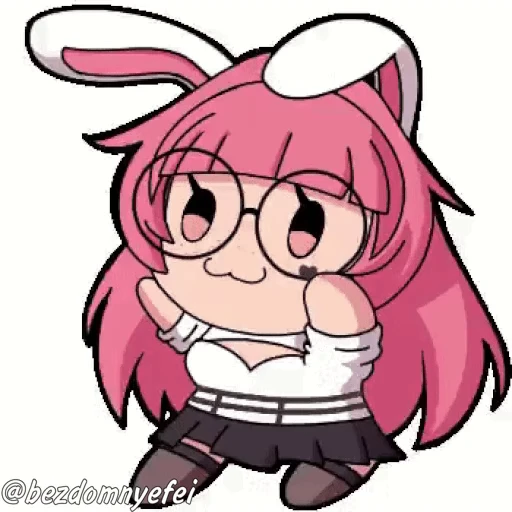 🕺 Стикер «miku pink» для Telegram
