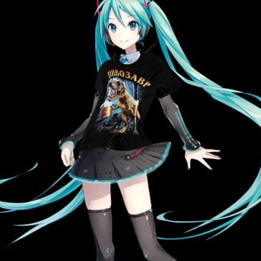 🍺 Стикер «mikudayo» для Telegram