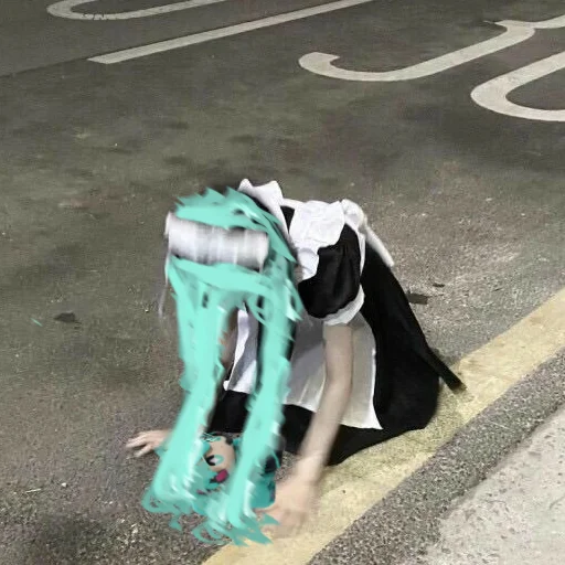 😩 Стикер «mikudayo» для Telegram