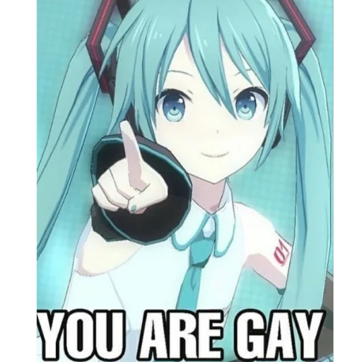 😜 Стикер «mikudayo» для Telegram