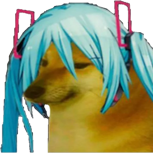 😧 Стикер «mikudayo» для Telegram