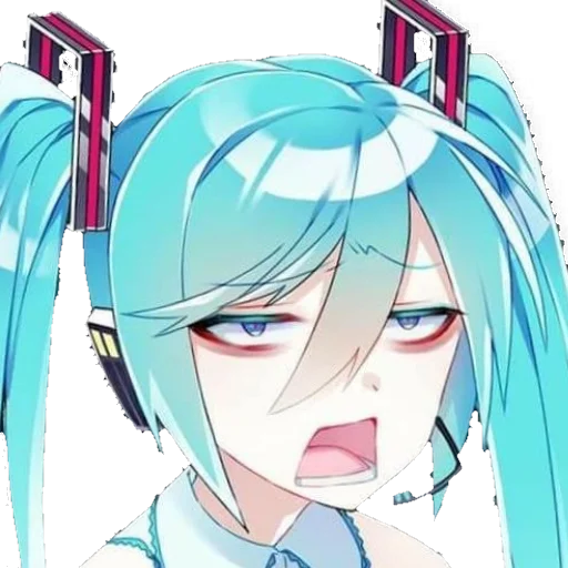 😮‍💨 Стикер «mikudayo» для Telegram