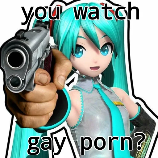 🤥 Стикер «mikudayo» для Telegram