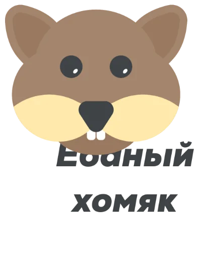 🐹 Стикер «Не стикеры» для Telegram