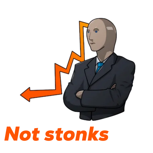 ⬇️ Стикер «Не стикеры» для Telegram