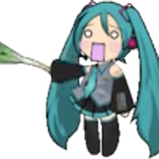 🥬 Эмодзи «Hatsune Miku» для Telegram