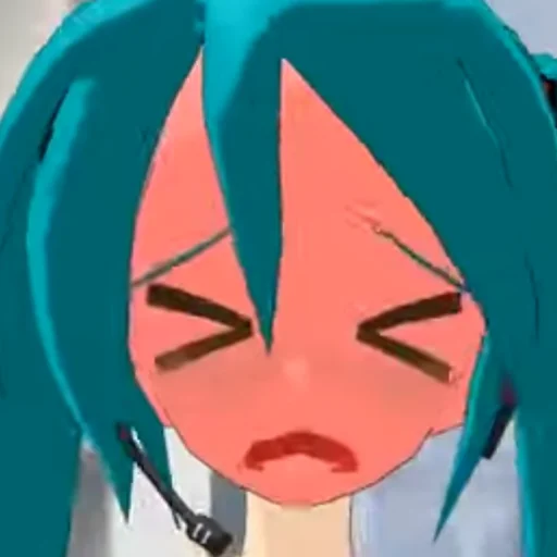 🥵 Стикер «Old MMD Miku» для Telegram