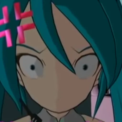 😡 Стикер «Old MMD Miku» для Telegram