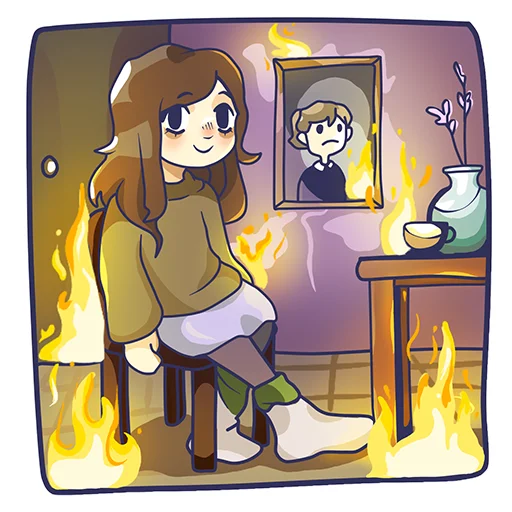 🙂 Стикер «Мертвые души» для Telegram
