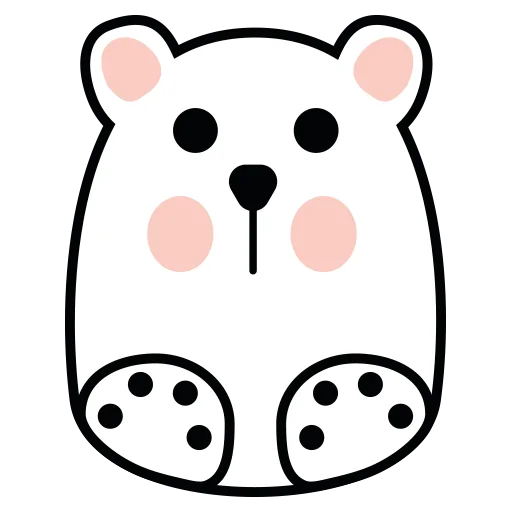 🐻‍❄️ Стикер «Милые зверюшки (⁠◍⁠•⁠ᴗ⁠•⁠◍⁠)⁠⁠*⁠。» для Telegram