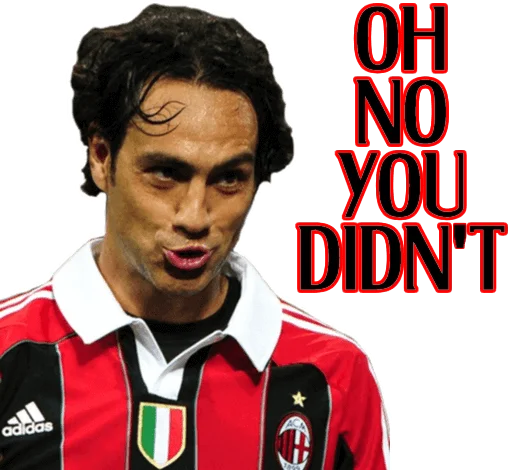 😗 Стикер «AC Milan» для Telegram