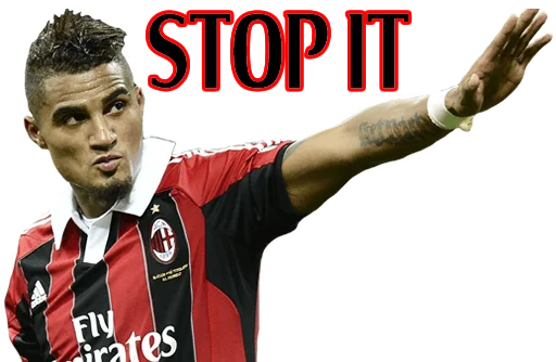 🚫 Стикер «AC Milan» для Telegram