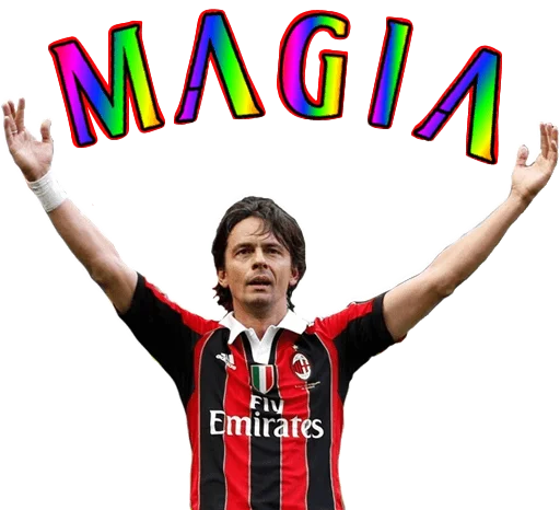 🌈 Стикер «AC Milan» для Telegram