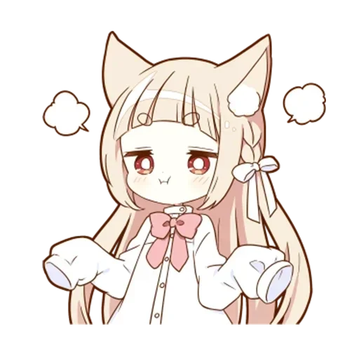 🌟 Стикер «Милашка-тян» для Telegram