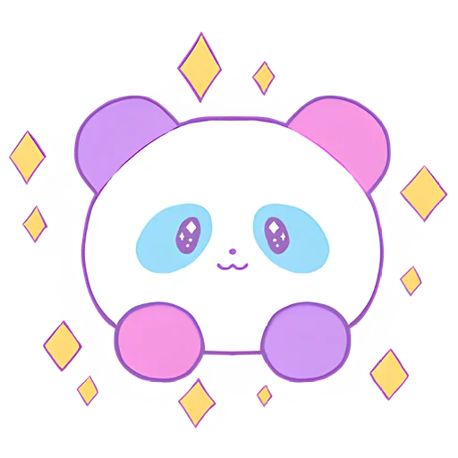 🥰 Стикер «Милая панда» для Telegram