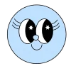 😊 Эмодзи «Цифры и иконки розовые и голубые» для Telegram