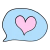 ❤️ Эмодзи «Цифры и иконки розовые и голубые» для Telegram