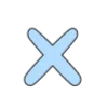 ✖️ Эмодзи «Цифры и иконки розовые и голубые» для Telegram